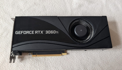 NVIDIA GeForce RTX 3060 Ti Blower Grafikkarte 3x DP HDMI PCIe x16 8-Pin
