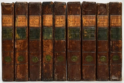 Buffon, Quadrupèdes. 9 Bände/volumes. Lausanne, 1784-89. - Bild 1 von 4