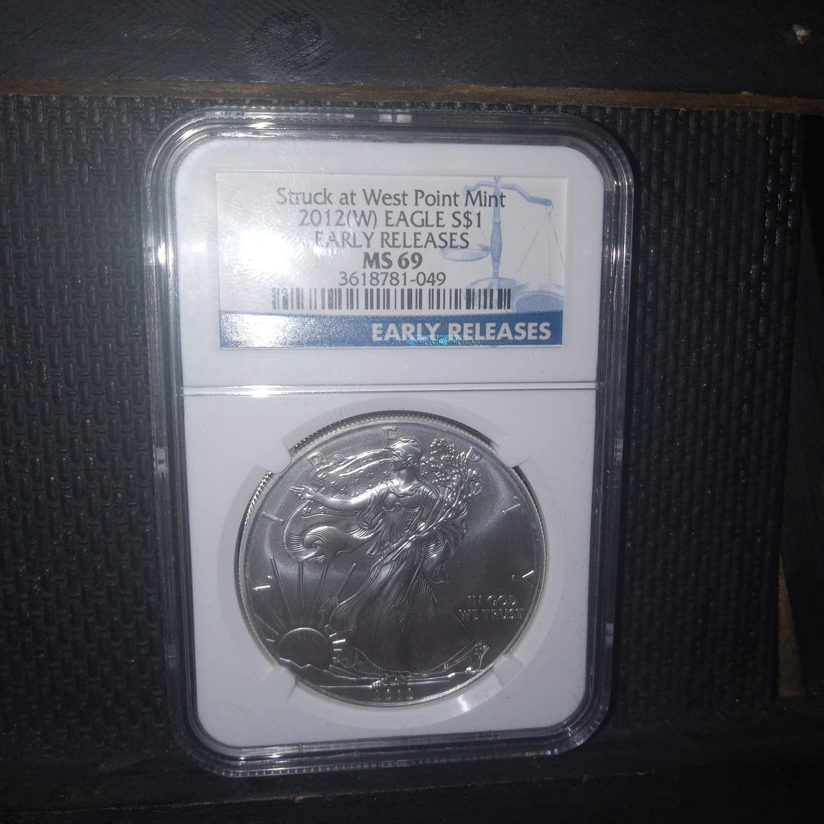 American Eagle MS 69 Graded 2012 Silver Bullion Coins for sale | eBay