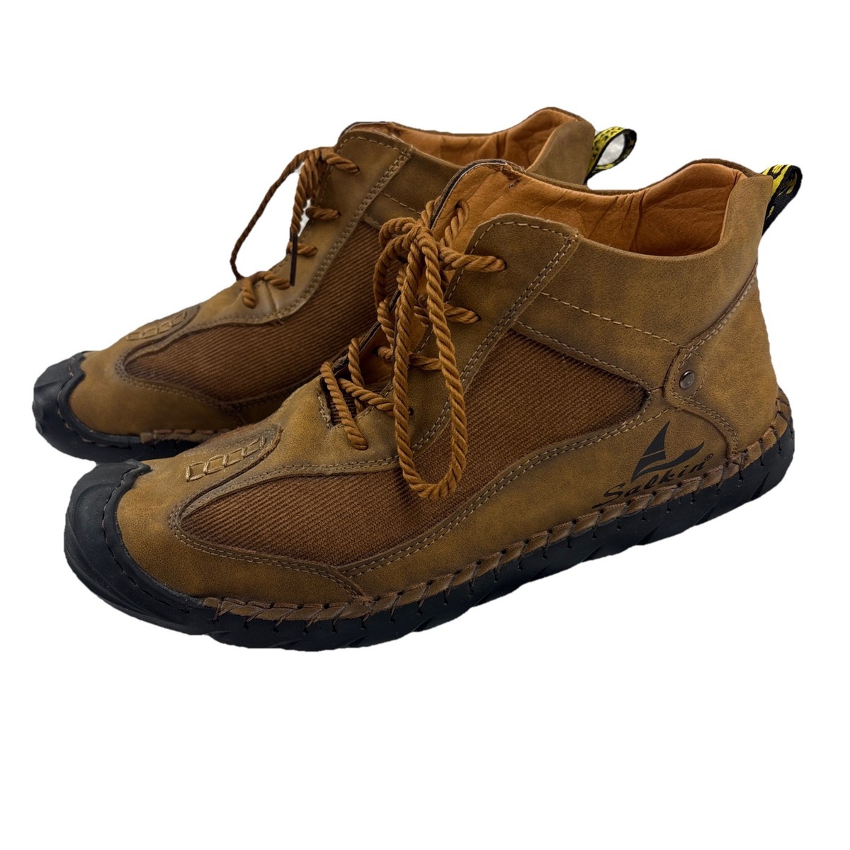 Salkin Barefoot Boots Shoes Mens US Size 11.5 EU 45 Brown 