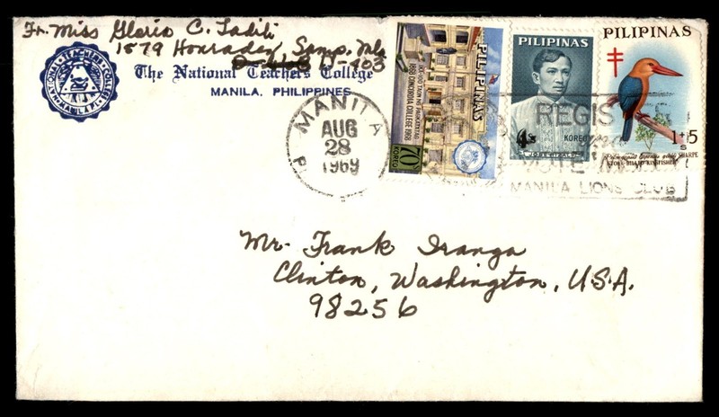 Mayfairstamps Philippines 1969 mixed frank Manila the national teachers college