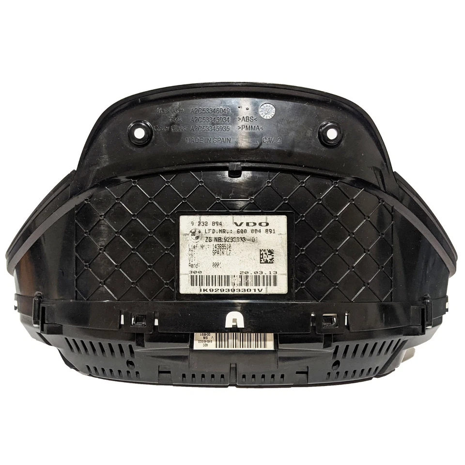 Cuadro de instrumentos velocímetro OEM BMW 320i 328i 335i 335ix 2014 / 9293933 Foto 4 de 4
