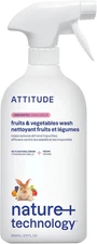 ATTITUDE Fruit & Vegetable Wash, Food-Safe Produce 27.1 Fl Oz (Pack of 1)
