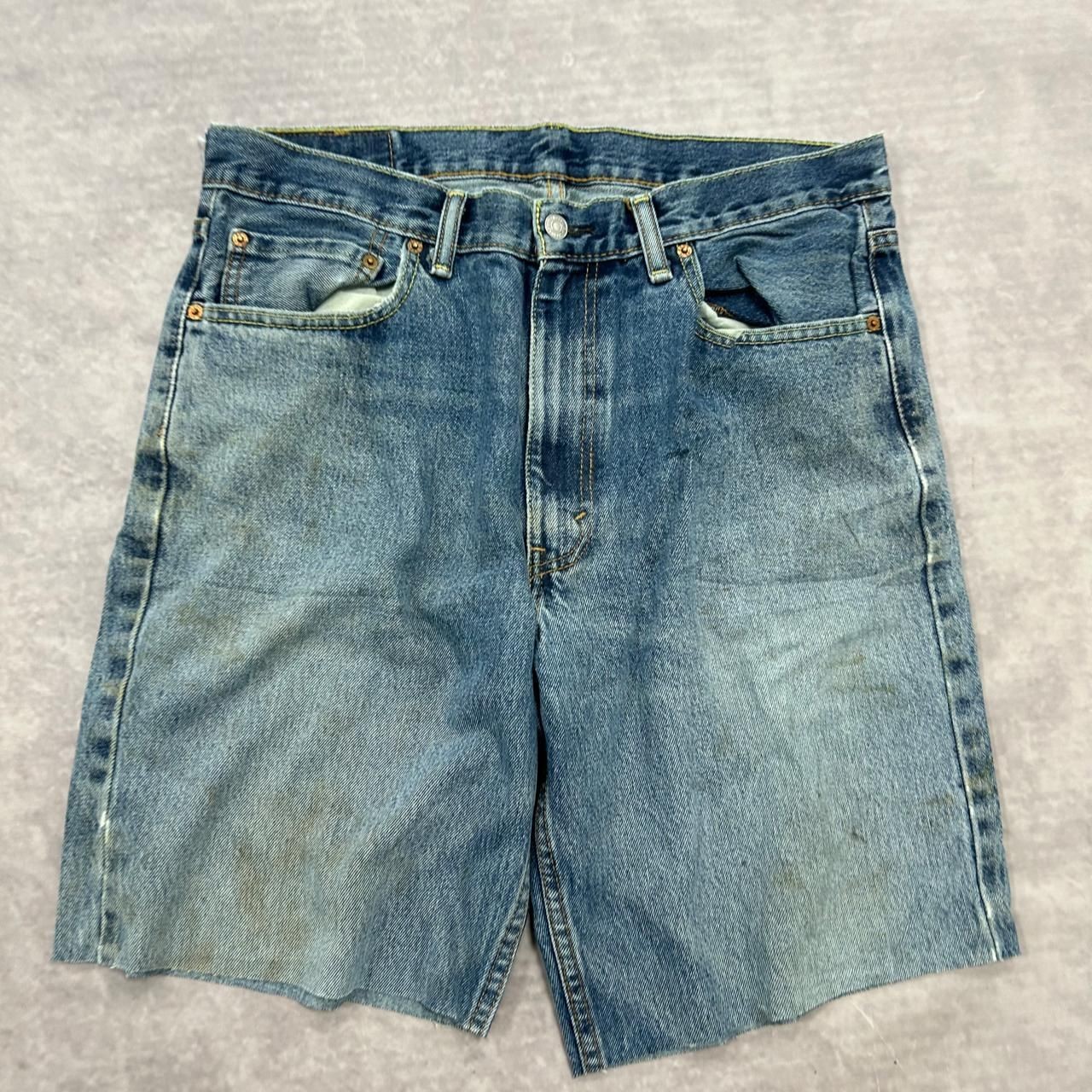 Levi's Shorts Levi 550 Cut Off Denim Shorts Men's 36 thumbnail 2