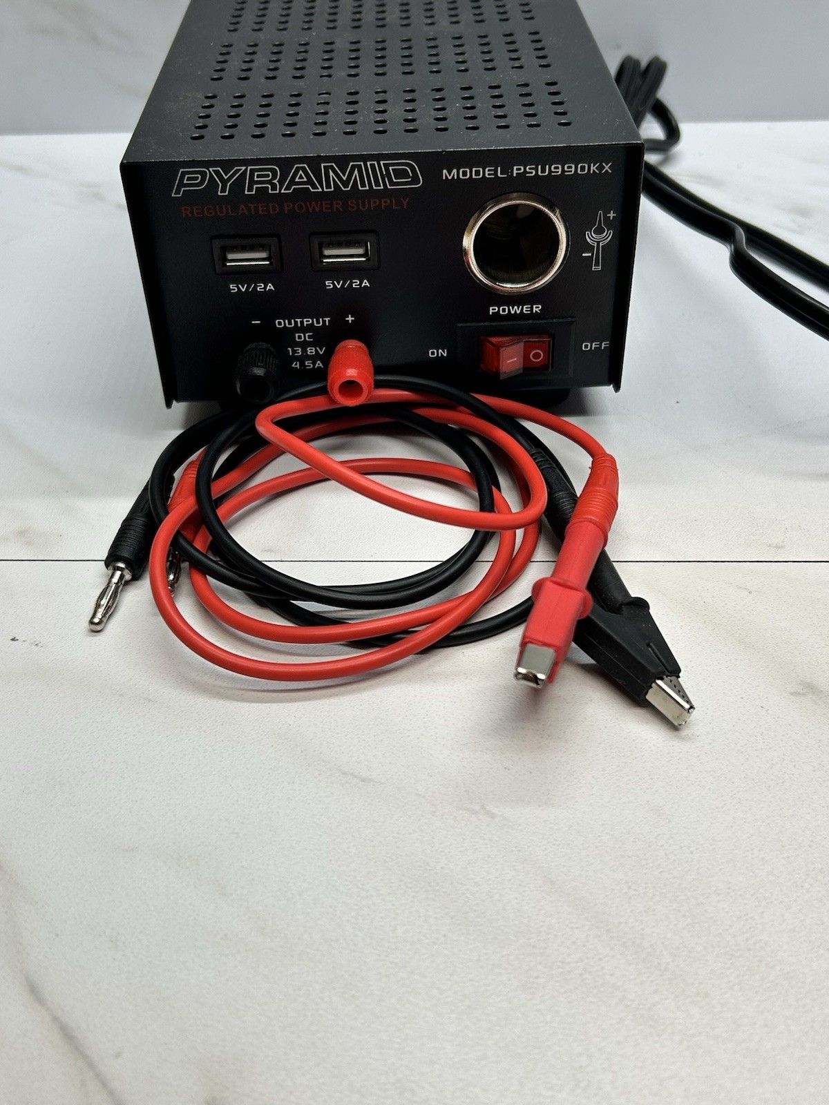 Pyramid PSU990KX Bench DC Power Supply - AC-to-DC Power Converter (4.5 Amp)