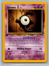 Unown [E] Neo Discovery #67/75 Common 1st Edition LP Pokemon on eBay