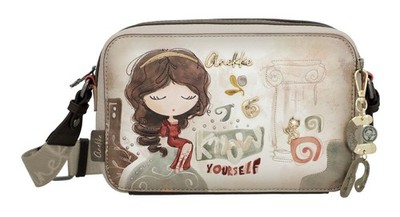 Anekke Muse Crossbody Bag S Umhängetasche Tasche Multicolor creme grüngrau Neu