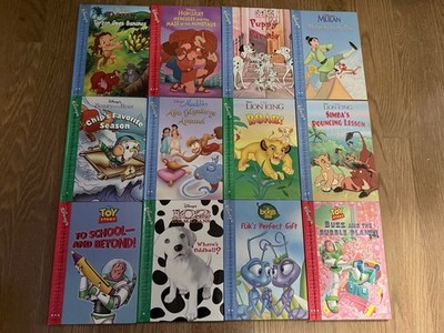 12 Book Lot Disney's First Readers 7 Level 2, 5 Level 3 Mixed Titles