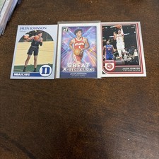 Jalen Johnson 2021 Hoops Tribute Rc 2021 Great X-pectations Rc & 23/24 Hoops 