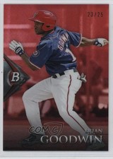 2014 Bowman Platinum Chrome Prospects Ruby 23/25 Brian Goodwin #BPCP69 2g0