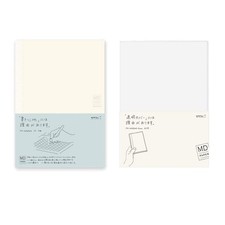 Midori MD Notebook - A5 Grid Paper 15003006 + MD notebook cover & lt; A5