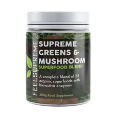Feel Supreme Greens and Mushroom Blend 300g powder