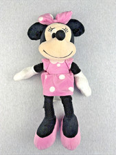Disney Minnie Mouse 20  Plush Stuffed Doll Pink Polka Dot Dress Bow Just Play