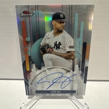 2025 Finest Luis Gil Auto Refractor #FA-LG Yankees