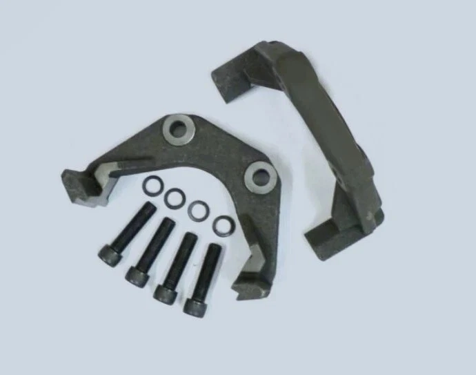 Juego de soportes de pinza de husillos de conversión de freno de disco delantero para carrocería Mopar A B E Foto 2 de 3