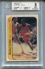 1986 Fleer Michael Jordan Rookie Card BGS 8 NM MINT w 8.5 Graded Sticker #8