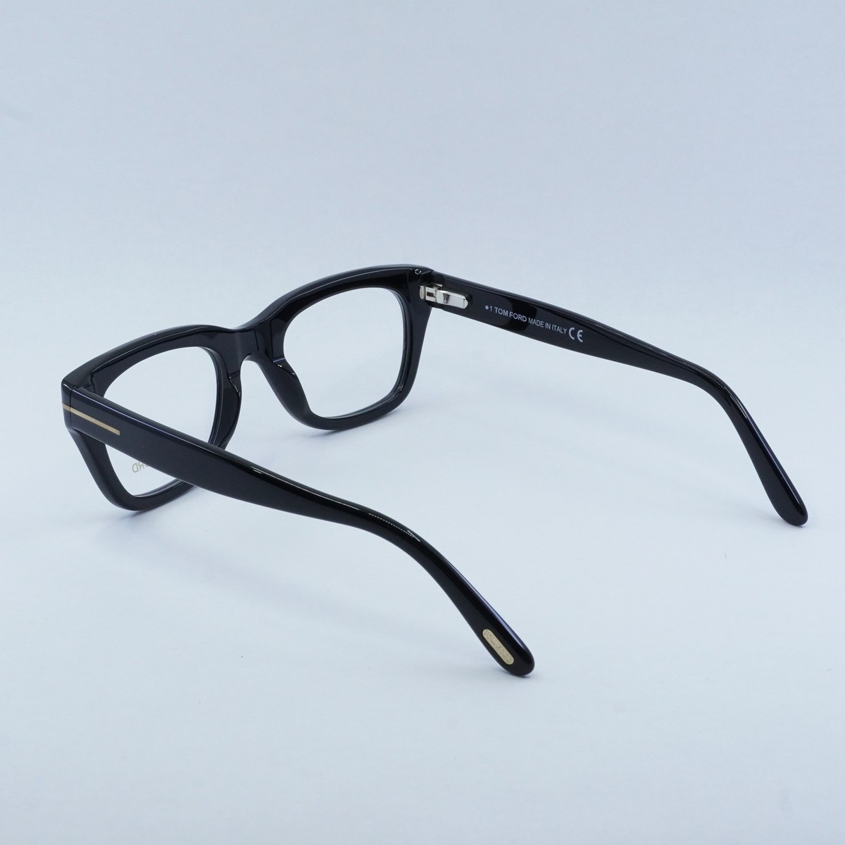 TOM FORD FT5178 001 Shiny Black / Clear Lens Eyeglasses New TOM FORD FT5178 001 Shiny Black / Clear Lens Eyeglasses New