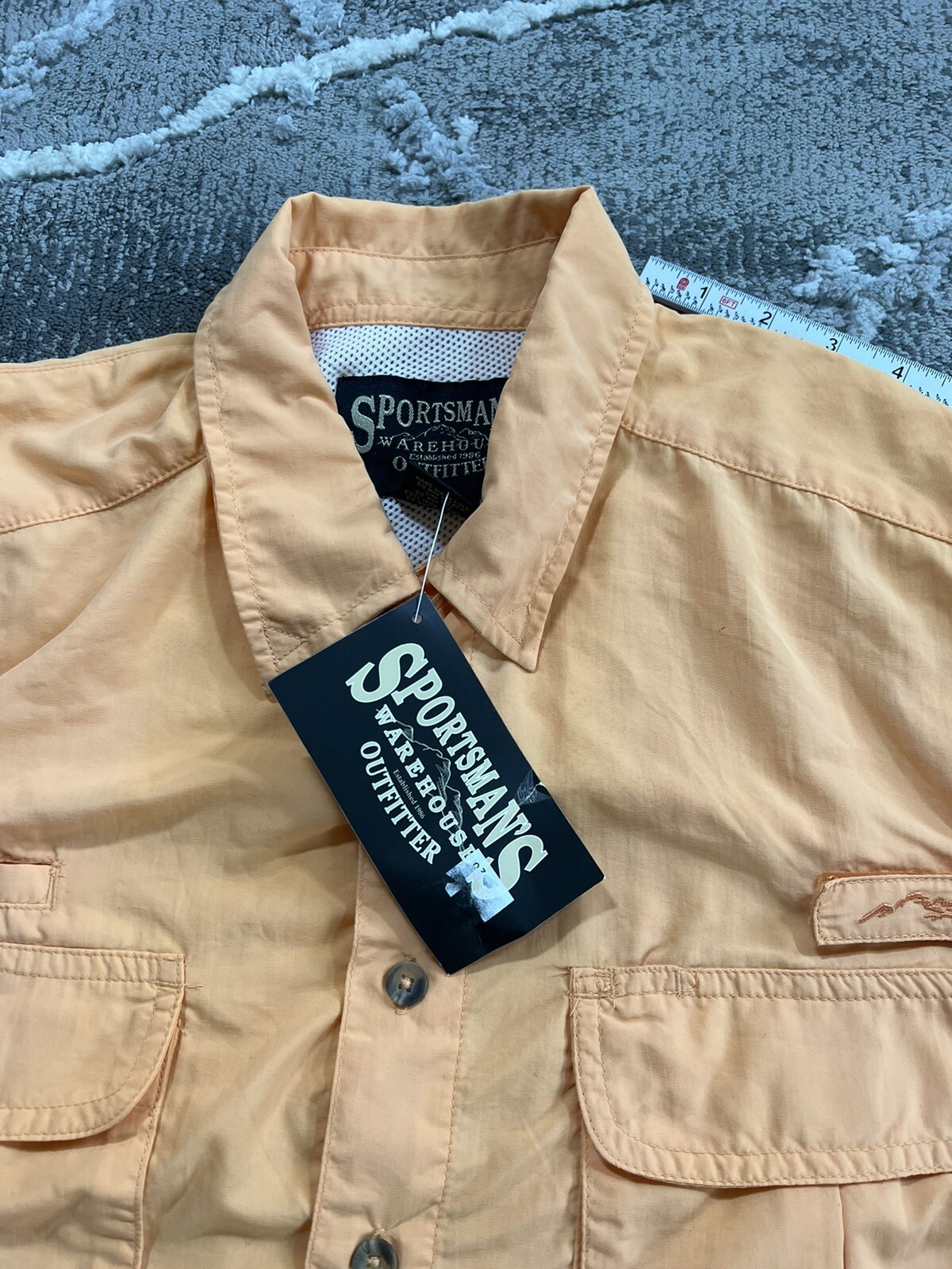 Sportsman’s Warehouse Orange vented long sleeve shirt… Gem