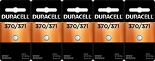 5 Duracell 370 371 - SR920SW Button Cell Batteries