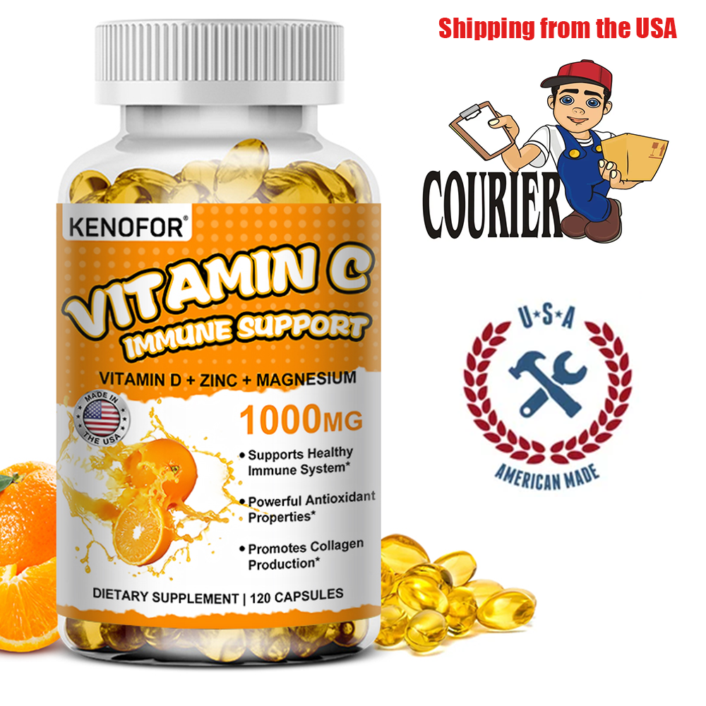 Immune Support – Vitamin D + Zinc + Magnesium 1000MG Skin Health 120 Capsules