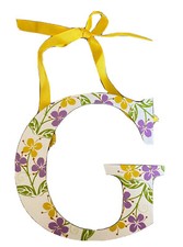 pottery barn kids wall hangging letter G 5  