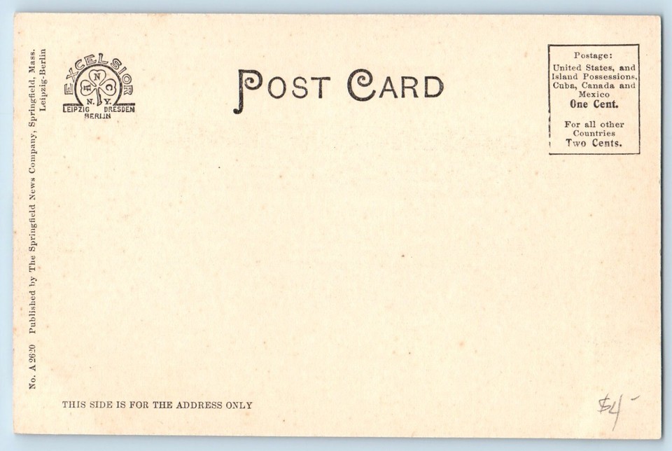 East Granby Connecticut Postcard Foundation Centre Building Newgate