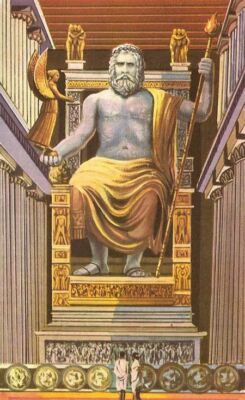 LEINWAND BILDER Zeus Griechische Mythologie 50X70 CM