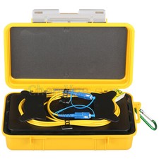 2000M SM SC/UPC Dead Zone Eliminator Rings Fiber Optic OTDR Launch Cable Box