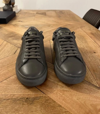 Baskets en cuir ZESPA AIX EN PROVENCE ZSP4 - Gris carbone - Taille UK 6 / EU 40 - Photo 1/4