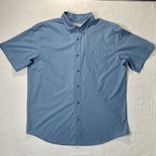 Magellan Men  s Vented Fishing Shirt Steel Blue Sz L