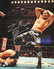 Yujiro Takahashi Signed 11x14 Photo BAS COA Bullet Club New Japan Pro Wrestling