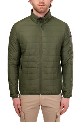 NAPAPIJRI Giubbotto Uomo Acalmar - Piumino Leggero In Nylon Blu Navy Con Patch Logo - 2