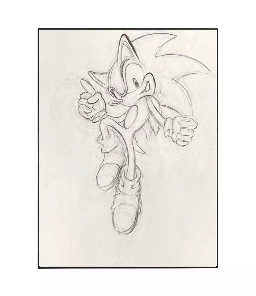 Dark Sonic - Drawing  Sonic fan art, Sonic, Sonic and shadow