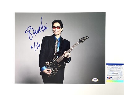 Steve Vai Authentic Hand Signed Autographed 11 x 14 Photo PSA DNA