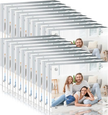 20 Pack 4x6 Double-Sided Acrylic Frames for Home  Office Display