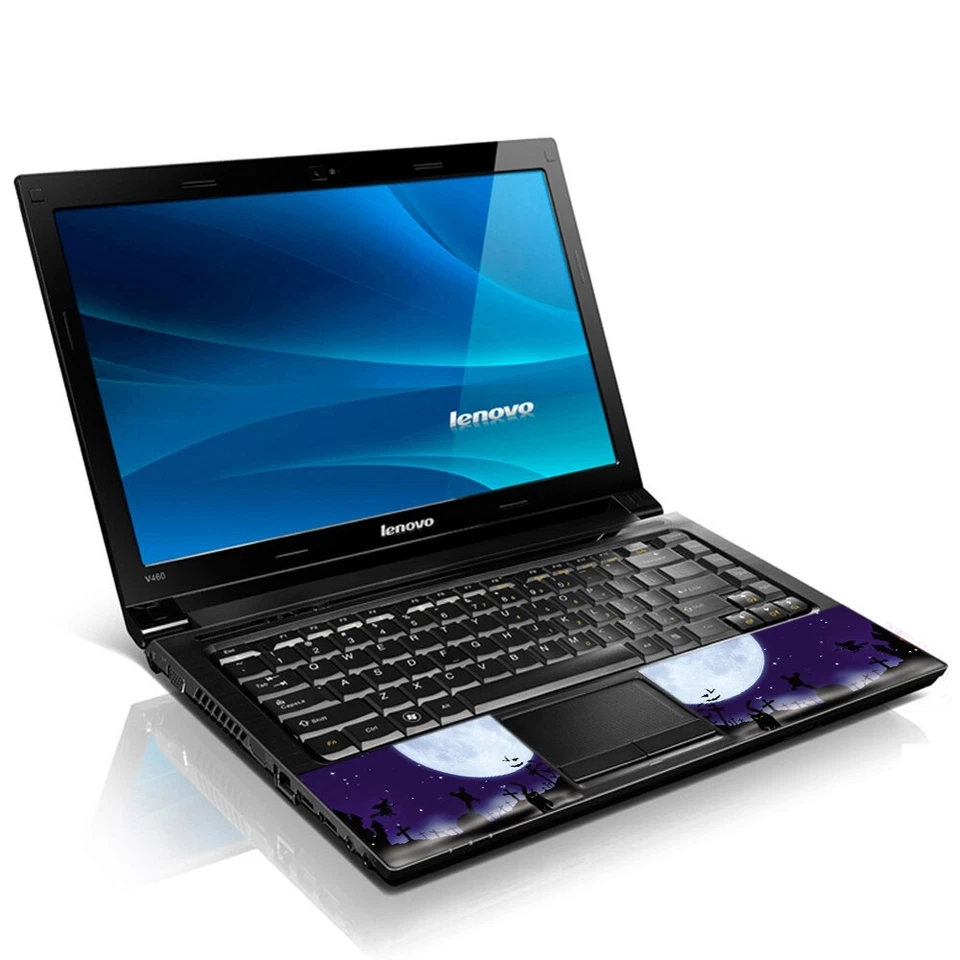 Cubierta de calcomanía adhesiva para computadora portátil Macbook Night Graveyard 13-16 pulgadas Foto 2 de 4