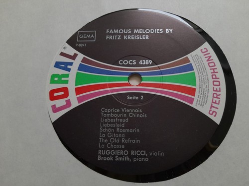 LIEBESFREUD LIEBESLEID Ruggiero Ricci FRITZ KREISLERS WELTERFOLGE **NM* - Bild 4 von 4