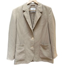 Aritzia Wilfred Sorrento Blazer Jacket Single Breast Light Beige Women's Size L