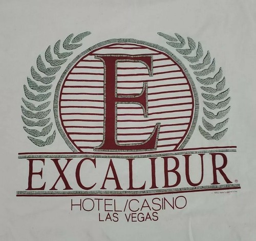 VINTAGE Excalibur Hotel Casino Shirt Mens Extra Large 1992 Las Vegas Adult A33