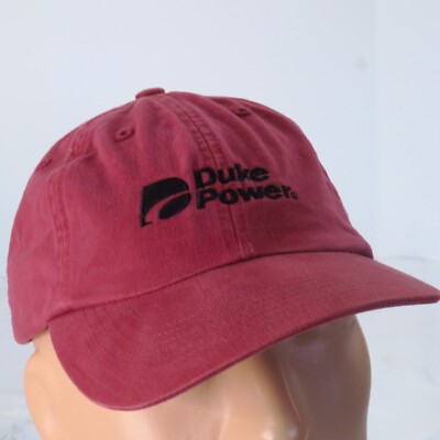 Duke Energy Power Red Richardson Economic Development Strapback Hat NC