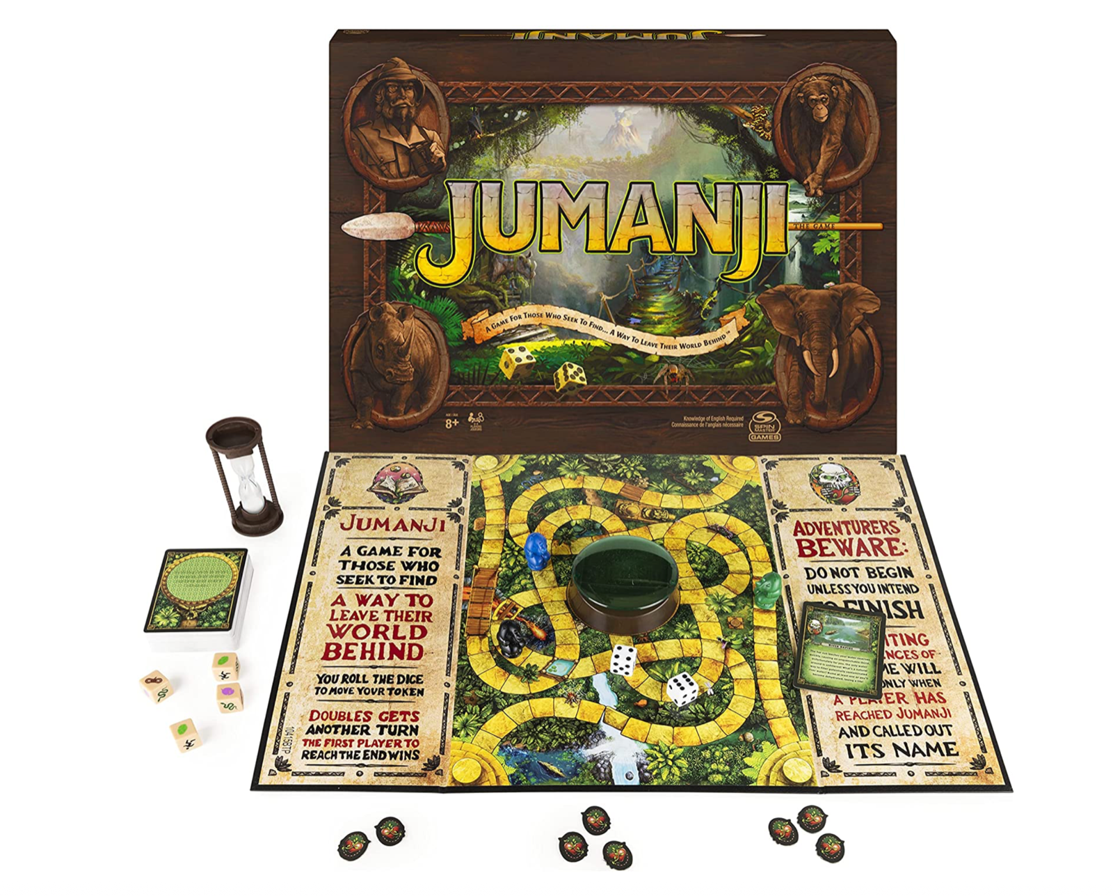 Jumanji+The+Game+Family+Board+Game+of+the+Movie+- for sale online