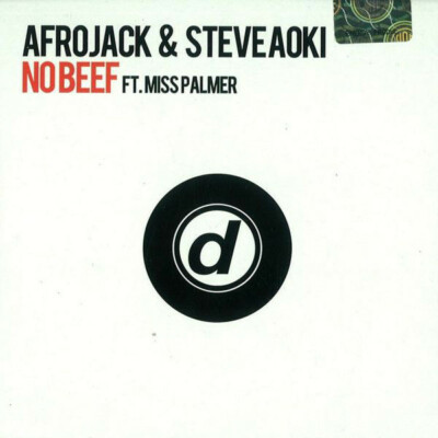 Afrojack & Steve Aoki Feat. Miss Palmer  :  No Beef (Brand New Sealed)