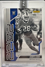 James Cook 2022 Panini Instant NFL Year One Black Parallel RC #'d 1/1 - Bills
