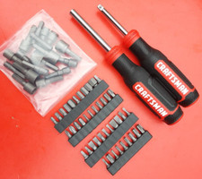 New 61 Piece Craftsman Magnetic Hex 14 Driver Spinner Handle Bit Driver Set