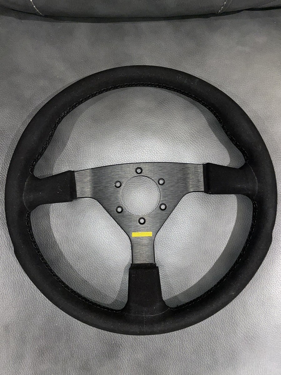 MOMO Steering Wheel Mod 69 Black Suede 350mm R1913/35S Replica | eBay