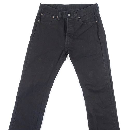 LEVIS 501 2442 BLACK 32X30 ORIGINAL STRAIGHT STRETCH JEANS MENS PREOWNED |  eBay
