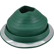 #5 Dark Green Dektite Round Base Pipe Flashing (DF105DG)