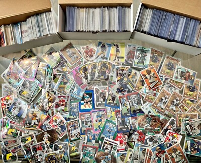 Modern NFL MLB NBA NHL Sports Card Lot Inserts Parallels & Rookies GUARANTEED!