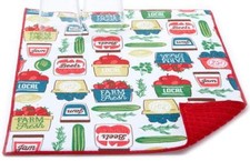 Reversible Dish Drying Mat 15" x 20" FRESH FARMER'S MARKET by MC