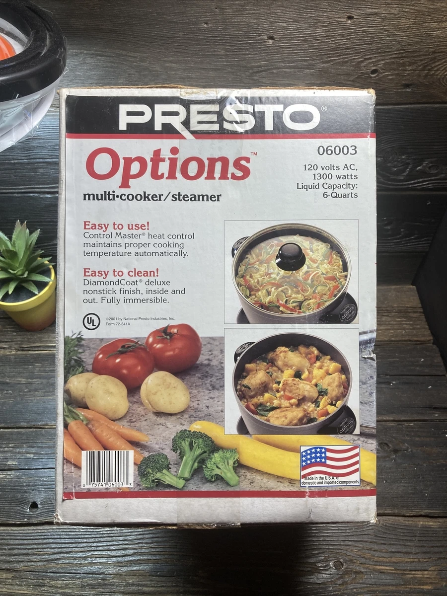 Presto options on sale multi cooker